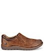 Color:Rust/Brown Combo - Image 2 - Men's Nigel Distressed Leather Slip-Ons