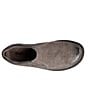 Color:Grey/Grey - Image 6 - Men's Nigel Distressed Leather Slip-Ons