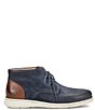 Color:Navy/Brown Combo - Image 2 - Men's Theo Chukka Boots