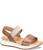 Born Mimi Banded Leather Slingback Ankle Wrap Sandals - Image 1
