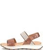 Born Mimi Banded Leather Slingback Ankle Wrap Sandals - Image 4