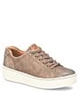 Born Mira Distressed Suede Platform Sneakers - Image 1