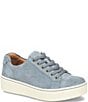 Born Mira Distressed Suede Platform Sneakers - Image 1