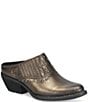 Born Monikah Metallic Leather Studded Western Shootie - Image 1
