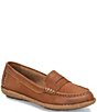 Color:Maple Leaf - Image 1 - Nerina Suede Penny Loafers