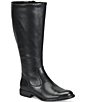 Born North Leather Wide Calf Tall Riding Boots - Image 1