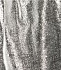 Color:Silver - Image 4 - x Born on Fifth Aurelia Metallic Tiered Ruffle Skirt