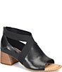 Born Searing Leather Stretch Elastic Shooties - Image 1