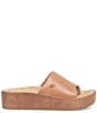 Born Sharr Leather Platform Thong Sandals | Dillard's