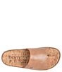Color:Cuoio Brown - Image 6 - Sharr Leather Platform Thong Sandals