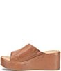 Born Shilo Leather Platform Wedge Slides - Image 4