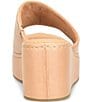 Born Shilo Leather Platform Wedge Slides, Color:Natural - Image 3