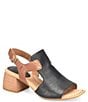 Born Sylvie Leather Peep Toe Slingback Shooties - Image 1