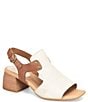 Born Sylvie Leather Peep Toe Slingback Shooties - Image 1