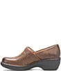 Color:Brown - Image 4 - Toby Duo Wedge Heel Clogs