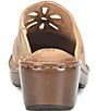 Born Torry Leather Flower Cut Out Clogs - Image 5