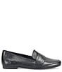 Color:Black - Image 2 - Branca Leather Slip-On Loafers