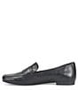 Color:Black - Image 4 - Branca Leather Slip-On Loafers