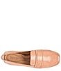 Color:Natural - Image 6 - Women's Branca Leather Slip-On Loafers