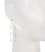 Color:Pearl - Image 2 - Borrowed & Blue by Southern Living Pearl Linear Drop Earrings