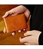 Bosca Small Bi-Fold Leather Wallet, Color:Saddle - Image 8