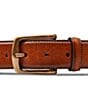 Bosca Venice Old Leather Smocked Belt - Image 3