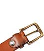 Bosca Venice Old Leather Smocked Belt - Image 4