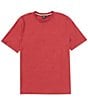Color:Dark Red - Image 1 - BOSS Big & Tall Thompson Short Sleeve T-Shirt