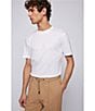Color:White - Image 2 - BOSS Big & Tall Thompson Short-Sleeve T-Shirt