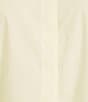 BOSS by Hugo Boss Bertyna Woven Stand Collar Long Sleeve Button-Front Blouse - Image 4