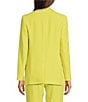 Color:Tennis Yellow - Image 2 - BOSS by Hugo Boss Coordinating Jocaluah Stretch Woven Single Breasted Pocketed Blazer