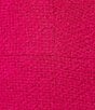 Color:Bright Pink - Image 4 - BOSS by Hugo Boss Docanah Tweed Wool Blend Woven Crew Neck Short Sleeve Flap Pocket Sheath Dress