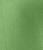 Color:Open Green - Image 3 - BOSS by Hugo Boss Etalicy Knit Crew Neck Short Sleeve Asymmetrical Ruched Sheath Midi Dress