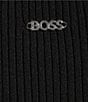 Color:Black - Image 4 - BOSS by Hugo Boss Fahara Solid Knit Crew Neck Button Front Cardigan