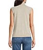 Hugo Boss BOSS by Hugo Boss Fipin Wool Knit Turtleneck Cap Sleeve Top, Color:Light Beige - Image 2