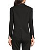 Hugo Boss BOSS by Hugo Boss Jemma Deep V-Neck Long Sleeve Single Breasted Blazer, Color:Black - Image 3