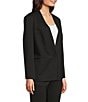 Hugo Boss BOSS by Hugo Boss Jemma Deep V-Neck Long Sleeve Single Breasted Blazer, Color:Black - Image 4