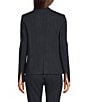 Hugo Boss BOSS by Hugo Boss Jemma V-Neck Long Sleeve One-Button Blazer, Color:Black - Image 2