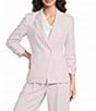 BOSS By Hugo Boss Jia Notch Lapel Bracelet Sleeve Blazer - Image 2