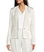 Hugo Boss BOSS By Hugo Boss Jia Shawl Lapel Long Sleeve Tux Jacket, Color:Soft Cream - Image 1