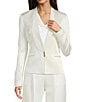 Hugo Boss BOSS By Hugo Boss Jia Shawl Lapel Long Sleeve Tux Jacket, Color:Soft Cream - Image 2