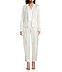 Hugo Boss BOSS By Hugo Boss Jia Shawl Lapel Long Sleeve Tux Jacket, Color:Soft Cream - Image 4