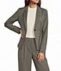 BOSS by Hugo Boss Jiah Wool Notch Lapel Collar Long Sleeve One-Button Coordinating Blazer - Image 3