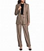 BOSS by Hugo Boss Jonahsa Peak Lapel Collar Long Sleeve Button-Front Blazer - Image 3