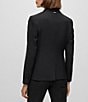 BOSS by Hugo Boss Juleah Virgin Wool Peak Lapel Collar Two-Button Coordinating Blazer Jacket - Image 2