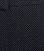BOSS by Hugo Boss Tapria Herringbone Jersey Flat Front Pants - Image 4