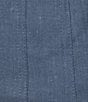 Color:Light/Pastel Blue - Image 4 - BOSS by Hugo Boss Tasena Linen-Blend Wide-Leg High Rise Flat Front Coordinating Trouser Pants
