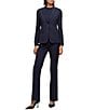BOSS by Hugo Boss Tuleah Virgin Wool Bootcut Coordinating Pants - Image 4