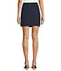 Hugo Boss BOSS By Hugo Boss Vandera Wrap Front Mini Skirt, Color:Sky Captain - Image 2