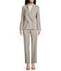 BOSS By Hugo Boss Virgin Wool Peak Lapel Long Sleeve Blazer - Image 5